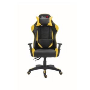 Cadeira Gamer Star Amarelo - Encosto Reclinável